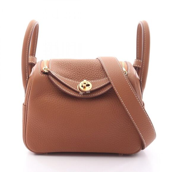 Hermes Lindy Mini Taurillon Clemence Shoulder Bag - Picture 1 of 5